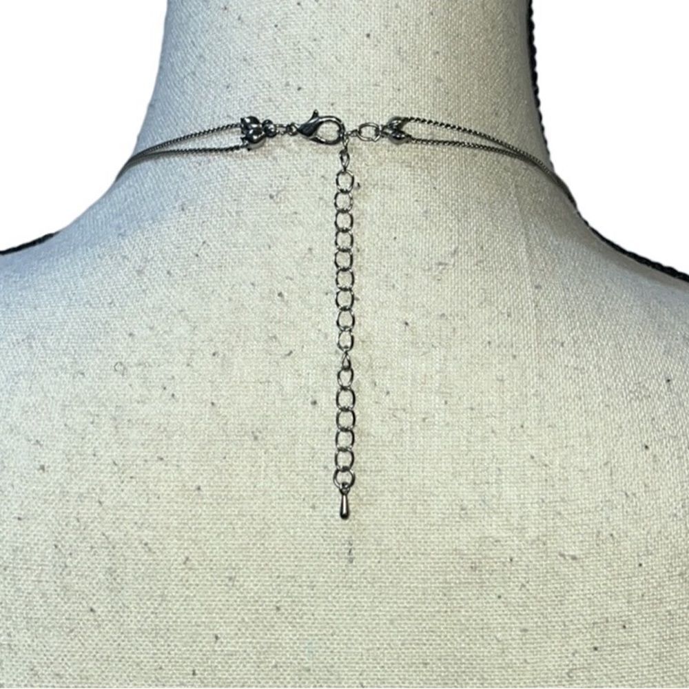 Multi-Strand Multi-Stone Long Necklace - Picture 5 of 5